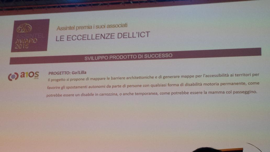 vezio's tweet image. #AssintelAward2015 #A10SiTech tra le eccellenze dell&apos;ICT #HUBIT @assintel