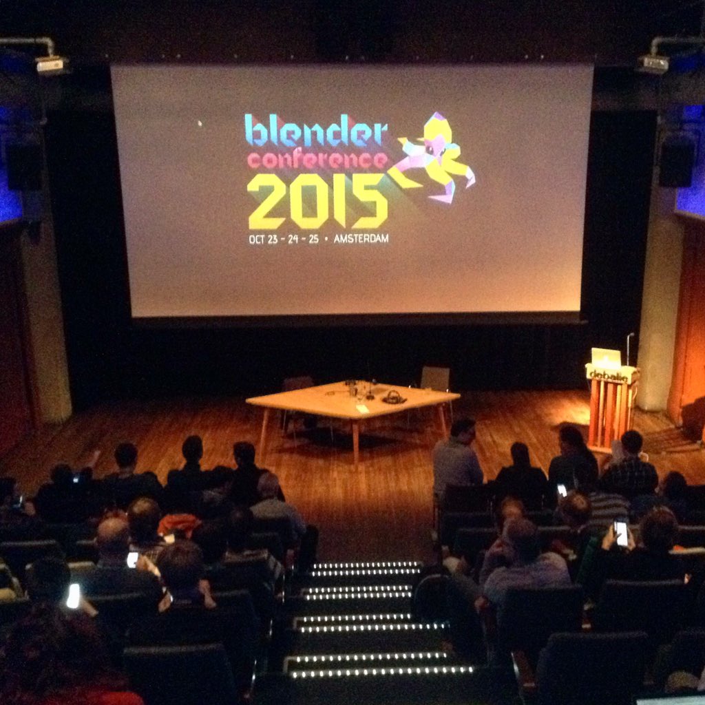 Helene_Legay's tweet photo. In Amsterdam for the Blender Conference - 2nd time :) #b3d #bcon2015 https://t.co/rqnNlxoZC4