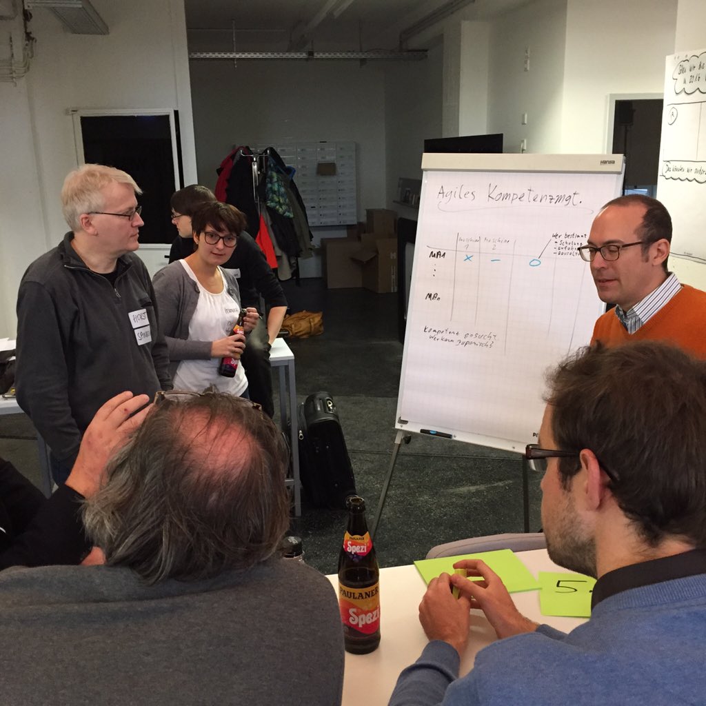 beyondagilecamp's tweet image. @Serenize und @dr_schubert über #agiles Kompetenzmanagement beim #beyondagilecamp