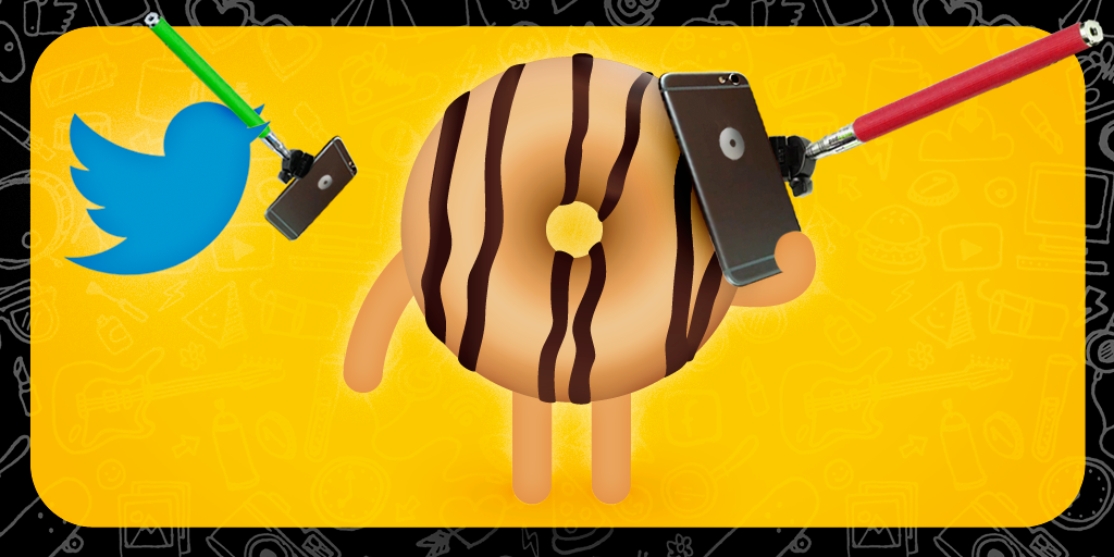 Donettes's tweet photo. SORTEAMOS: 10 palos de selfie + 20 packs de #NoTeRayesMaría. Participa haciendo #Follow y #RT. ¡Tenéis 48 horas!🍩 https://t.co/h7py7KBlmV