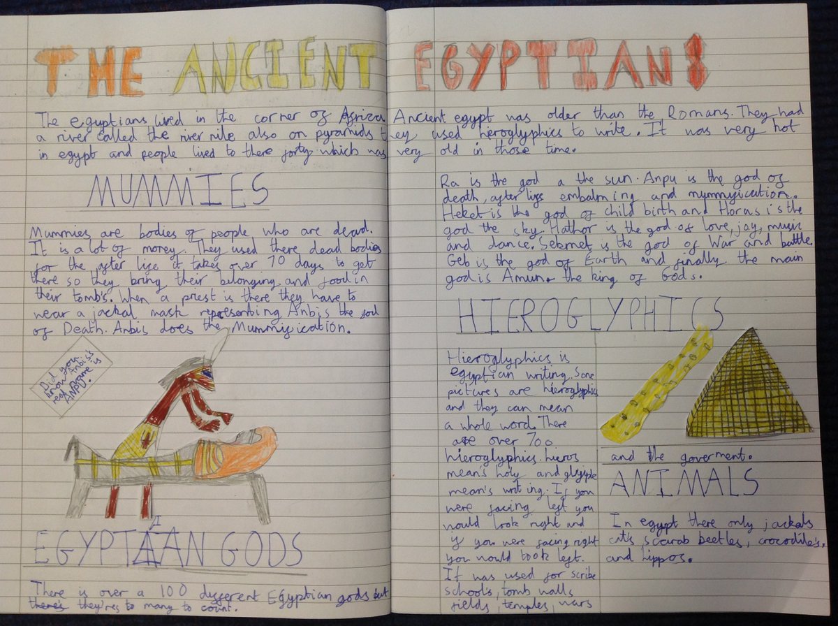 Year 4 On Twitter Non Chronological Reports About The Ancient Egyptians By Annabel Sam Robert And Zavier Well Done Https T Co 1ohwztehrk