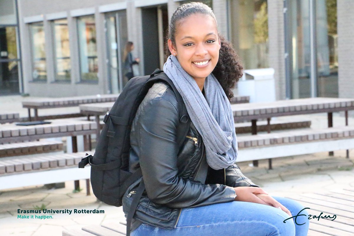 EUR &amp; you. Together we make it happen. Every day! Check out the story of Larissa Chantre on facebook.com/ErasmusUnivers…
