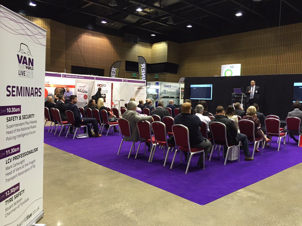 Mark Cartwright's seminar about LCV professionalism is underway. Join us at #VanFleetWorldLive today! #newsfromfta