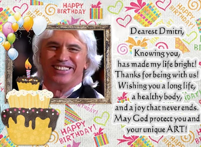 Happy Birthday my hero, my angel, Dmitri My love, support and prayers always are with you.:* 