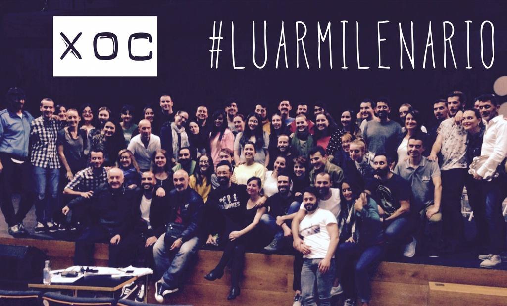 Hoxe no #LuarMilenario <a href="/AcXacarandaina/">A. C. Xacarandaina</a>, <a href="/O_Fiadeiro/">ACF O Fiadeiro</a> e <a href="/CantigaseAgarim/">Cantigas e Agarimos</a> xuntos no mesmo escenario #XOC