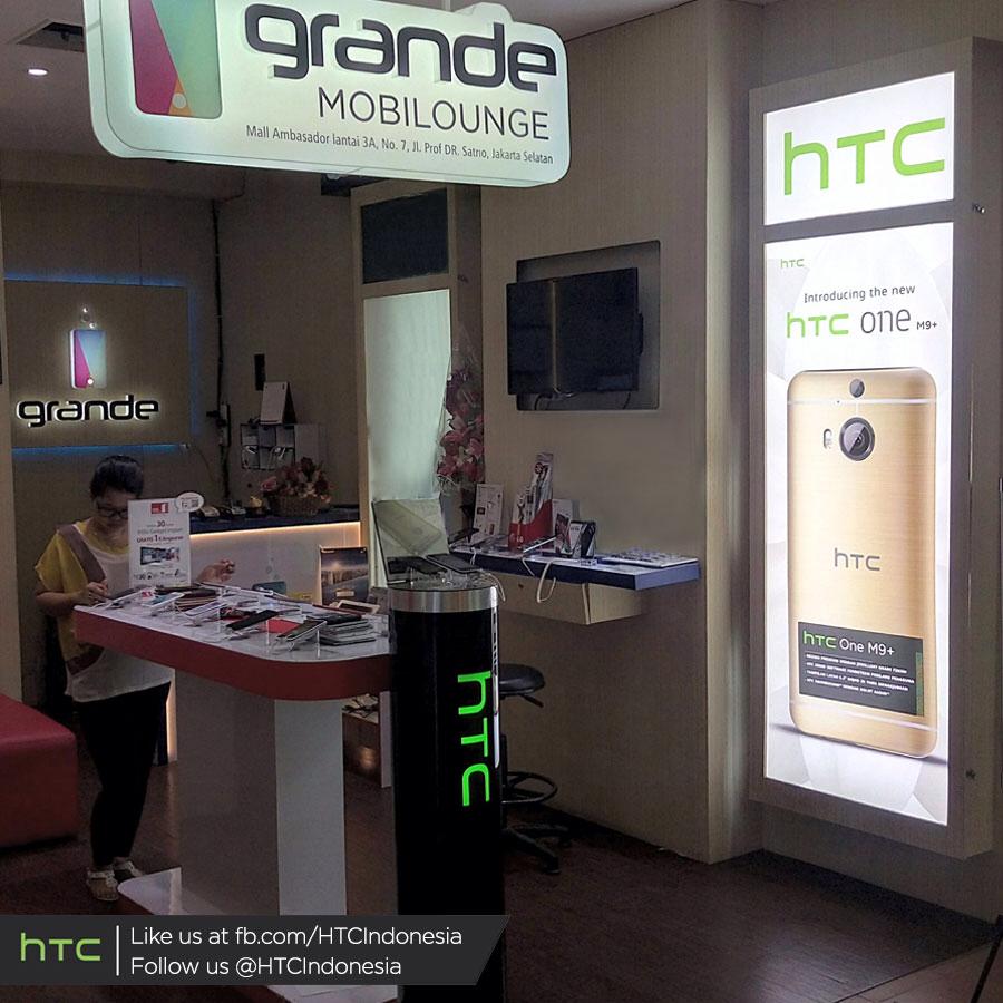 Halo #SobatHTC! Temukan beragam produk #HTC terlengkap di toko Grande Mal Ambassador Lt.3A no.7.