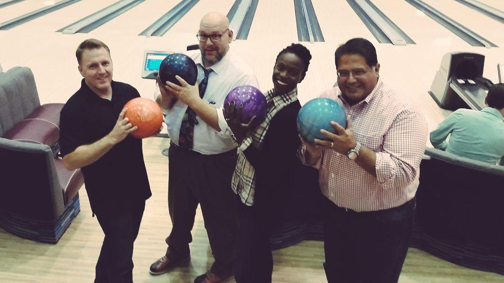 InfuseMe's tweet image. Scribers having a little bit of fun at the National Bowling Stadium. Thanks, @DataMasons! #INreno15 #scribevibe http://t.co/Dw4DaH5kfg&quot;