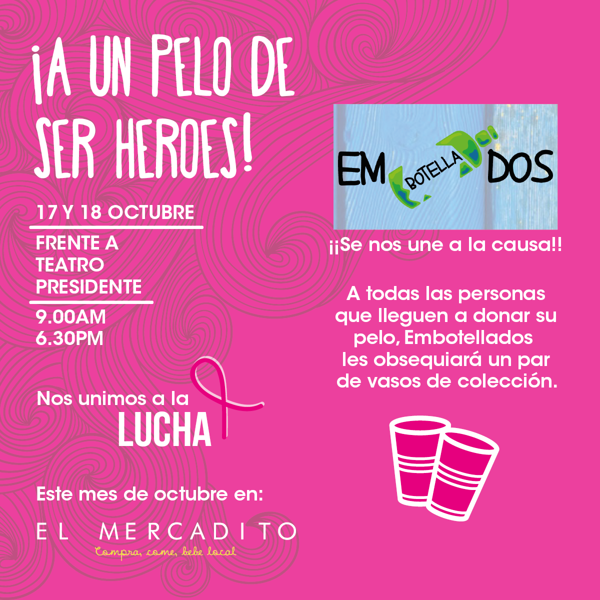 kotbaksv's tweet photo. ¿Qué esperas? ¡¡No te pierdas esta oportunidad de ayudar!!#breastcancer #pink #CompraComeBebeLocal #FollowOurWave http://t.co/TIQeElLzMF