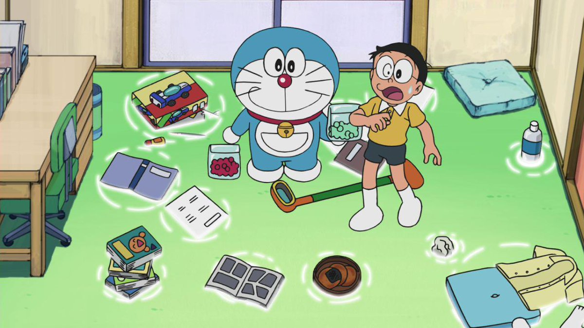 ドラえもん公式 ドラえもんチャンネル Twitterissa アニメ情報 今夜7時は ドラえもん Http T Co 1th5qrip2x 散らかった部屋を しずめ玉 でスッキリ片づけるのび太 しまいには イタズラを注意するドラえもんまで沈めてしまい ドラえもん Http T Co ドラえもん公式 ドラえもんチャンネル Twitterissa アニメ情報 今夜7時は ドラえもん Http T Co 1th5qrip2x 散らかった部屋を しずめ玉 でスッキリ片づけるのび太 しまいには イタズラを注意するドラえもんまで沈めてしまい ドラえもん Http T Co