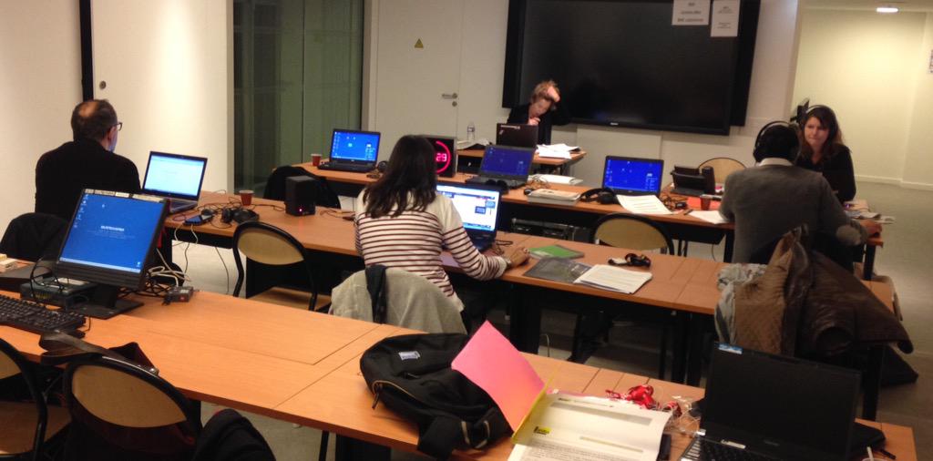 franceinter's tweet photo. Ambiance trĂšs studieuse Ă 30 min du direct #leseptneuf #MdH2015 @Musee_Homme http://t.co/Gwc16jwY9I