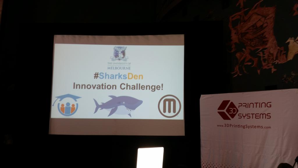 thevinniek's tweet photo. My favourite part of #3dpmelb was watching the live development of the #sharksden products throughout the showcase! http://t.co/DNjrB3drr9