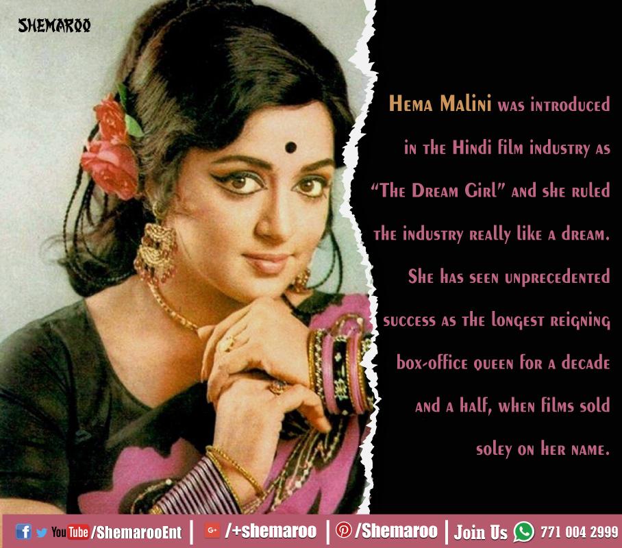 Wishing The Dream Girl Hema Malini a very happy birthday!! 