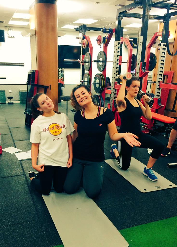 SHUEquestrian's tweet image. Coming to the end of a great S&amp;amp;C session at @SHUActive with Alex! 💪✨