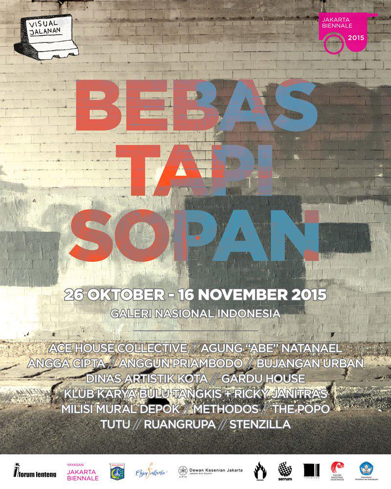 visualjalanan's tweet photo. Visual Jalanan: Bebas Tapi Sopan (26 Okt - 16 Nov 2015 di @galeri_nasional) / Gratis. http://t.co/EHY4tJzu66 http://t.co/1ksOOZ5TWR