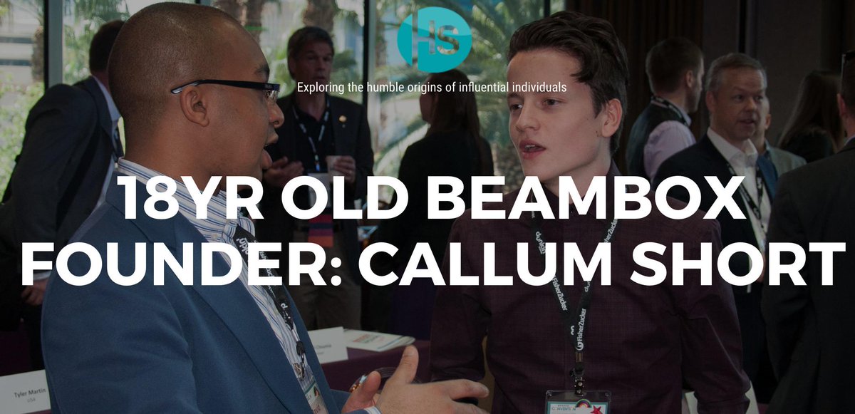 HowItStarted's tweet image. Meet the 18yr Old @BeamboxUK Founder: Callum Short 
howitstarted.co.uk/18yr-old-beamb…