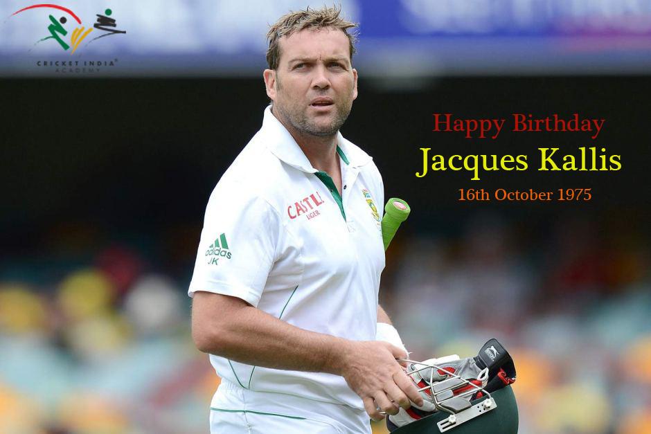 Wish a very Happy Birthday to former South African cricketer Jacques Kallis.  
