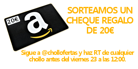 chollofertas's tweet image. Sorteamos un cheque regalo de amazon de 20�. Siguenos y haz RT antes del 23 a las 12.