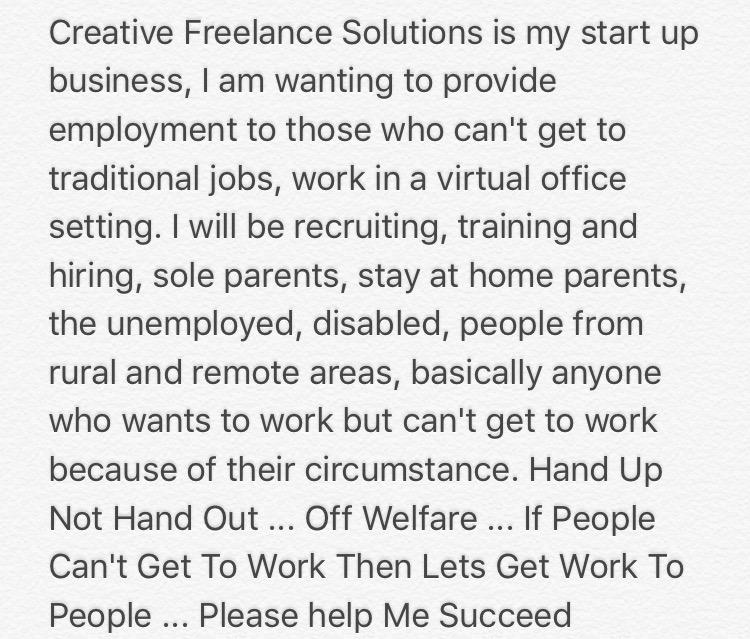 creative_fs's tweet image. gofund.me/creativefreela… - #MyDream #Please #HelpMeAchieve #MyGoal #GiveMeAGo
#LetMeHelpPeople #OffWelfare #FundMePls