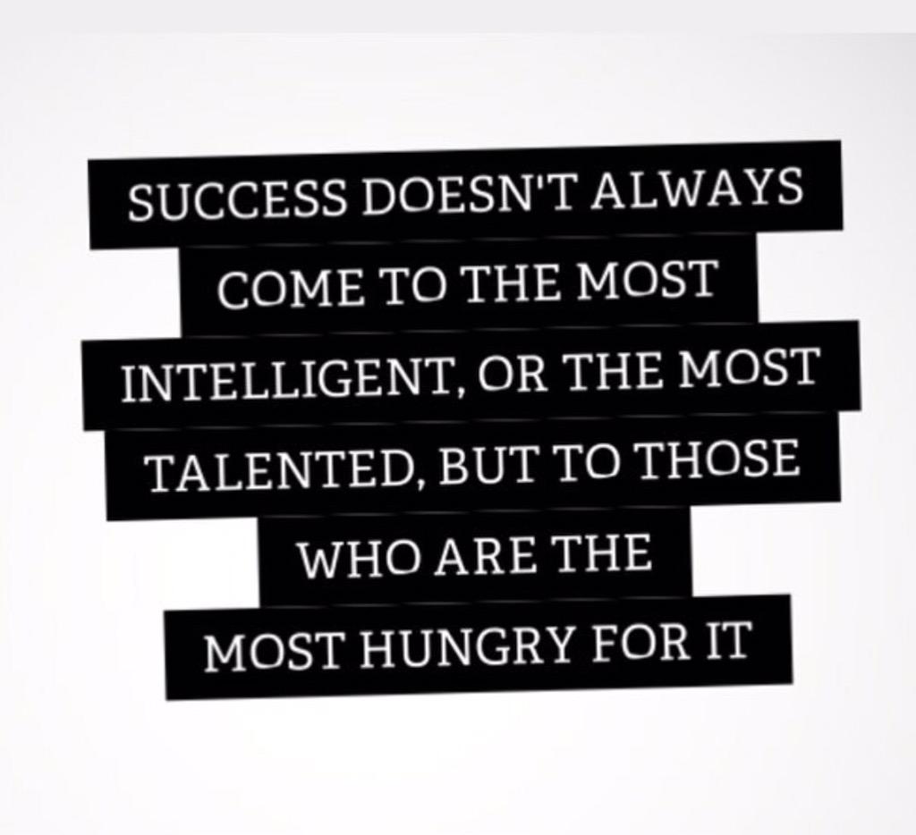 You don't have to have phenomenal skill to be successful, as long as you have a phenomenal will!!!