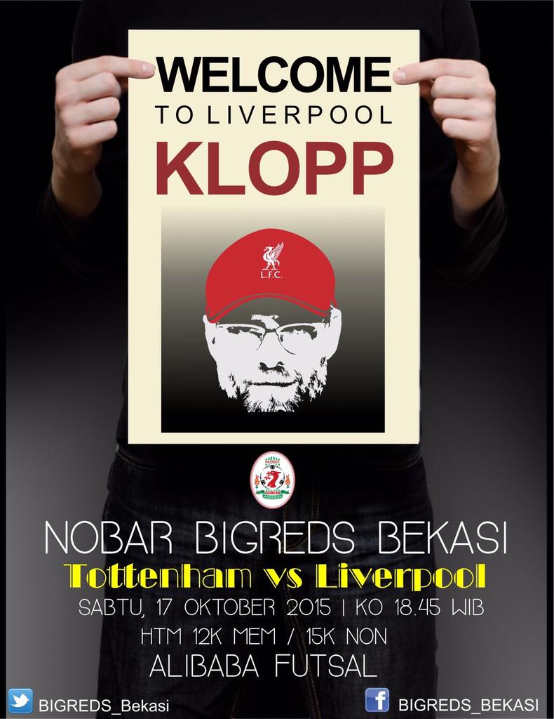 BIGREDSBekasi's tweet image. NOBAR @BIGREDS_IOLSC Bekasi | #LFC vs #TOT | Sabtu, 17/10 | Start 18.00 | At Alibaba | HTM : Mem 12K / Non 15K