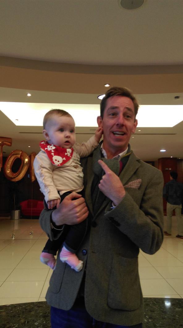 suesuss's tweet photo. @RTEOne Ryan and my little girl Nicole at the Athlone auditions with big sis Aoibhe, she had him by the ear xx http://t.co/RGftC8a1ve