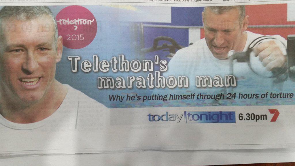 sheepfuller's tweet photo. Thanks @markgibbo @SevenPerth @thewest_com_au for the support  @Telethon7 this weekend  #24hrgrind with @soathehulk http://t.co/mZ06f6Nny9