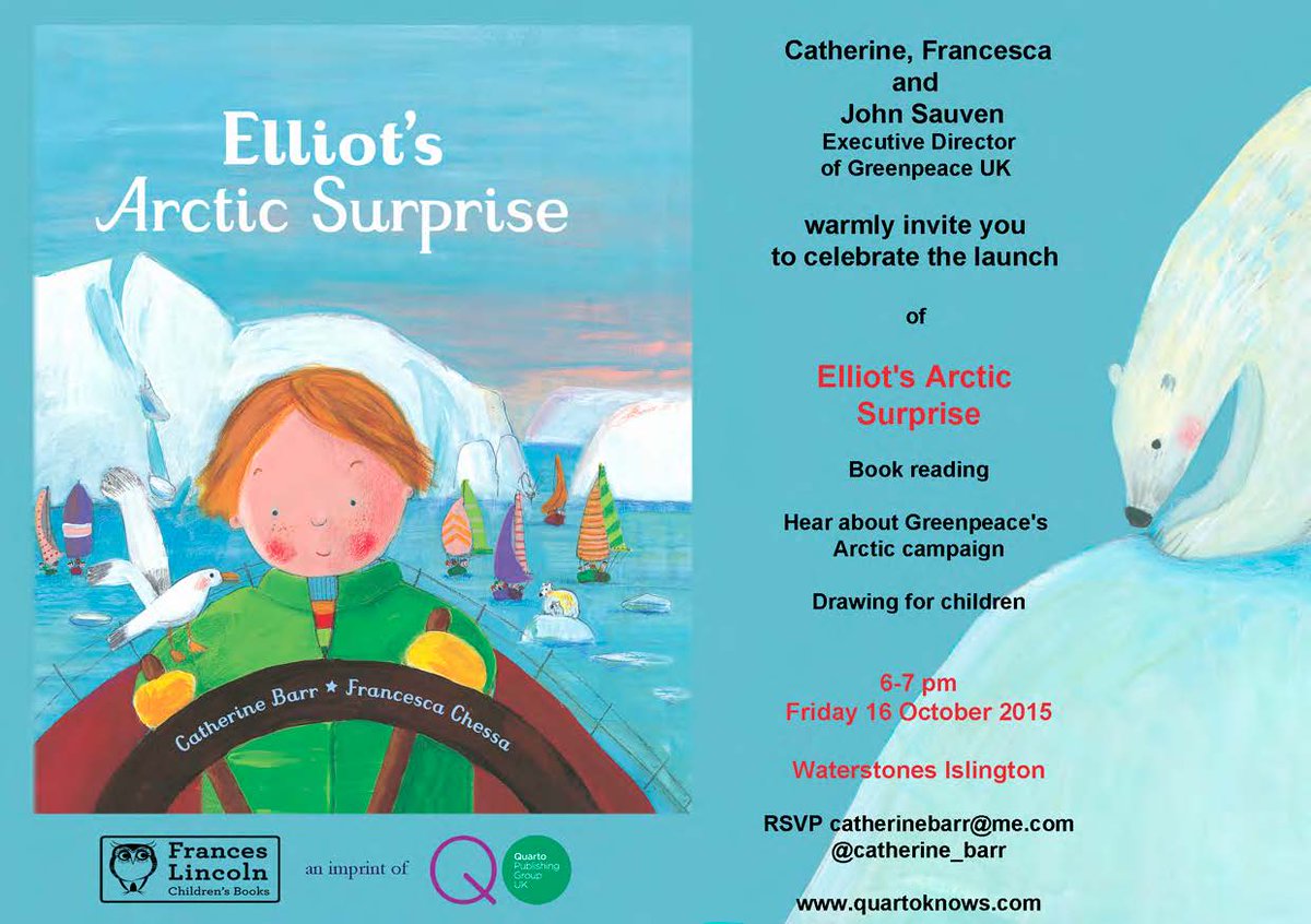 FL Children's Books (@fl_childrens) on Twitter photo Meet Elliot and his creators <a href="/WstoneIslington/">Waterstones Islington</a> tonight for the launch of #ElliotsArcticSurprise <a href="/catherine_barr/">Catherine Barr</a> #books Meet Elliot and his creators <a href="/WstoneIslington/">Waterstones Islington</a> tonight for the launch of #ElliotsArcticSurprise <a href="/catherine_barr/">Catherine Barr</a> #books