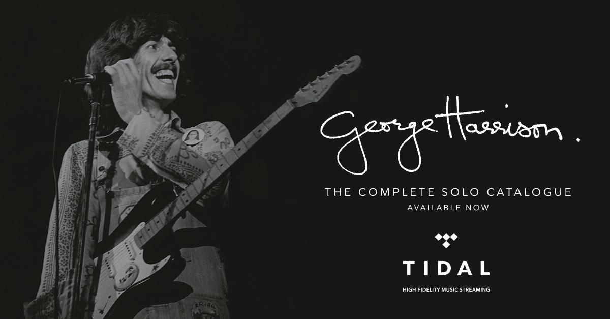 Endelig! George Harrisons komplette katalog er nå tilgjengelig i TIDAL! fal.cn/Bckd