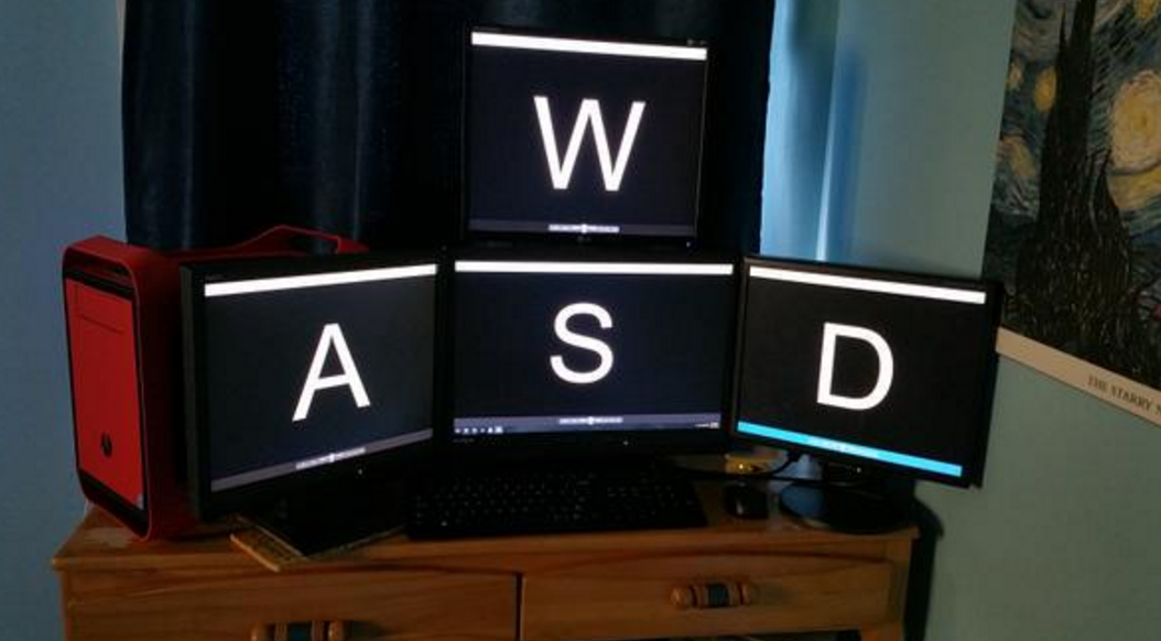 AMDIndia's tweet image. When one, two, or even three screens aren&apos;t enough. 
With #AMDEyefinity the only limit is your desk space.