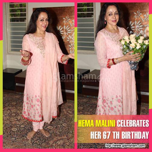  Happy Birthday Hema Malini to-67 years old. 