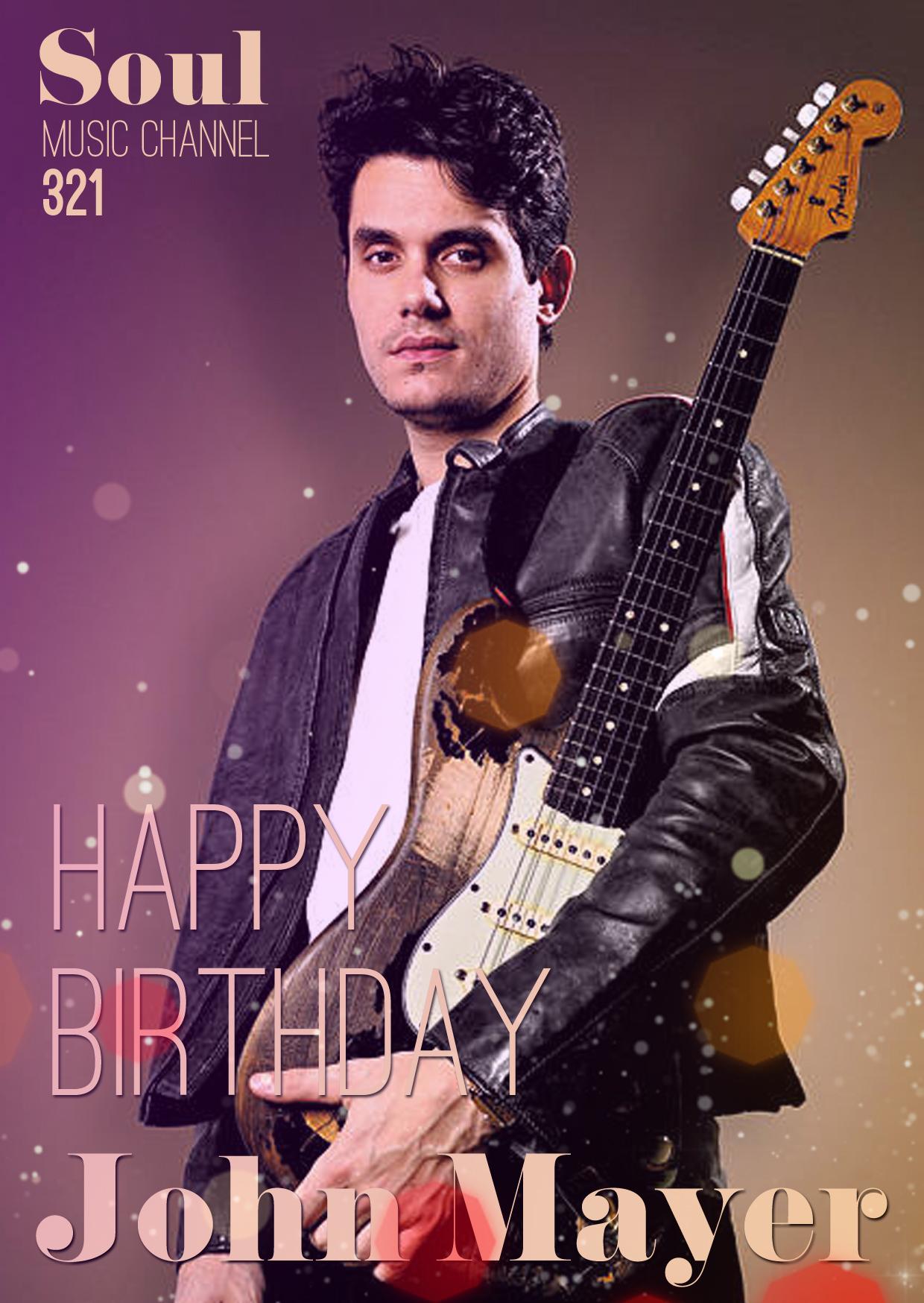 Happy Birthday to pop rock singer John Mayer! 