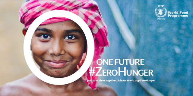 Today is #WorldFoodDay, please support my friends <a href="/WFP/">World Food Programme</a> for a world free from hunger by 2030. One Future, #ZeroHunger