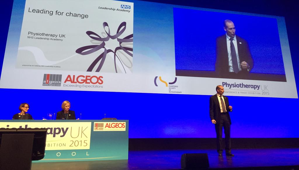 SueRees60's tweet photo. Leading Change at #physiouk2015 @thecsp @NHSLeadership http://t.co/4bLPBaBsJZ