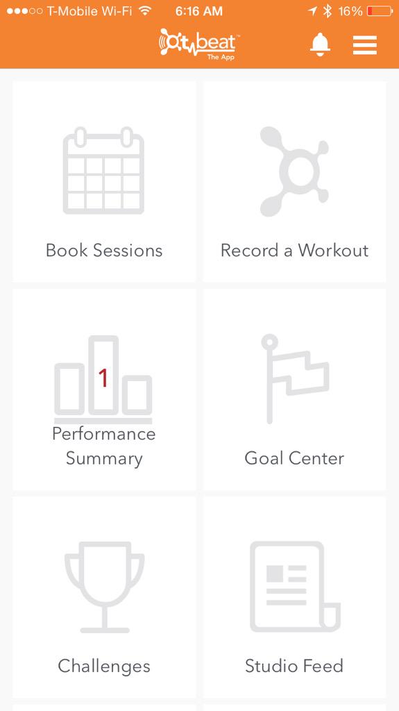 SplatHappens's tweet image. I am LOVING the new #OTBeat app from @OTheoryFitness! So many cool features...
#OrangeTech