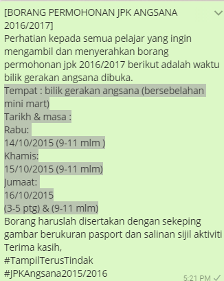 MOshims: Borang Be 2017 Download