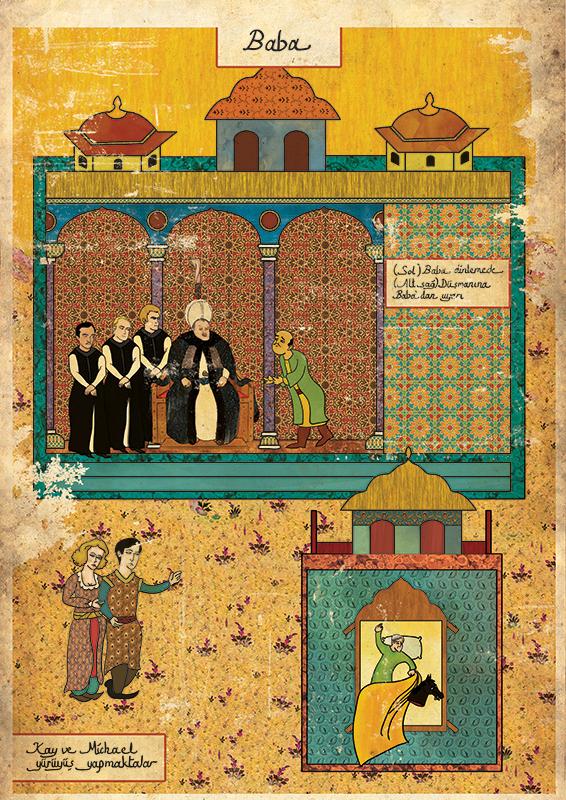 Minyatür sanatını günümüze uyarlayan Murat Palta'dan Minyatür Film Afişleri onkonu.com/sanat/minyatur…