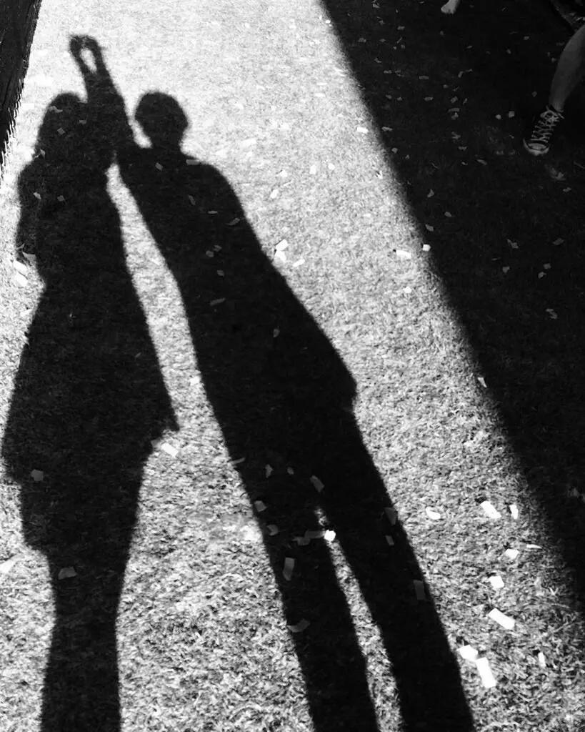 Twirling around in the shadows.