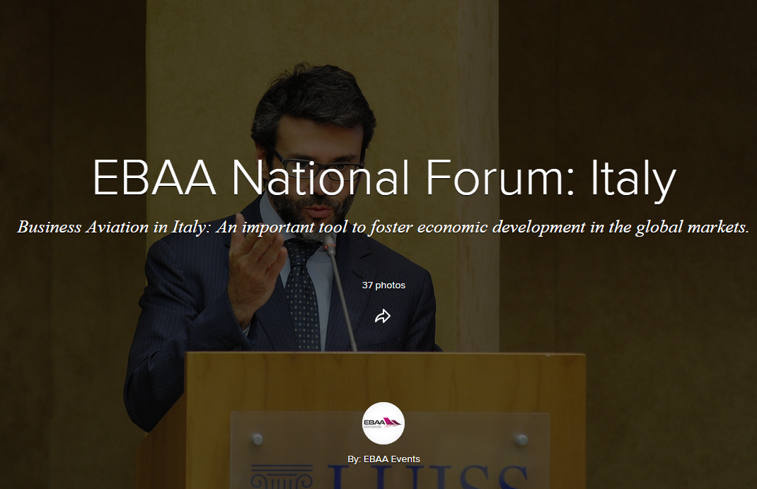 EBAAorg's tweet photo. Check out these great pics - EBAA National Forum Italy - https://t.co/e3vJEQpU1a @LUISSBusiness #BusAv #Aviation http://t.co/dHFmFJo7xG