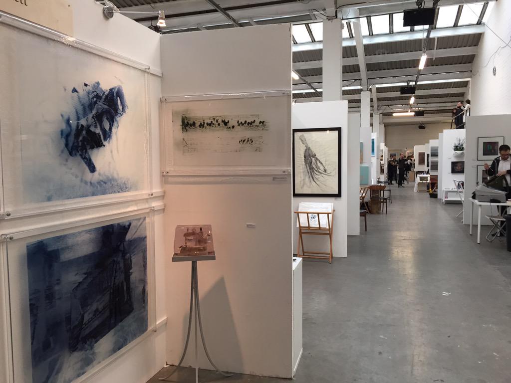 JessLSKing's tweet image. Will be live @TheOtherArtFair this pm for @LondonLive #LondonGo