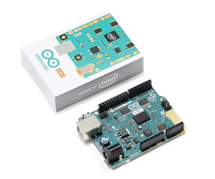 arduino's tweet image. @Intel and #Arduino just revelead their new partnership: meet #Arduino101 board (US only) and #Genuino101 #MFR15