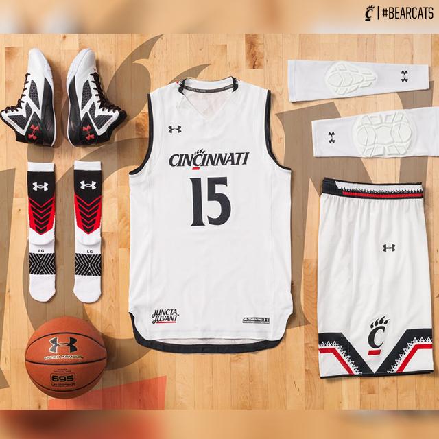 cincinnati bearcats basketball uniforms