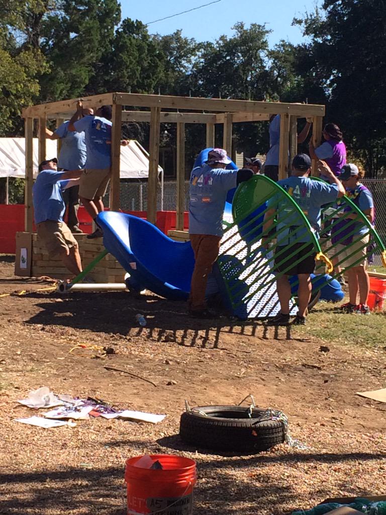 Working hard bc #playmatters Thank you @CarMaxCares &amp; <a href="/kaboom/">KABOOM!</a> cc:<a href="/TCSAnews/">Texas Public Charter Schools Association</a>