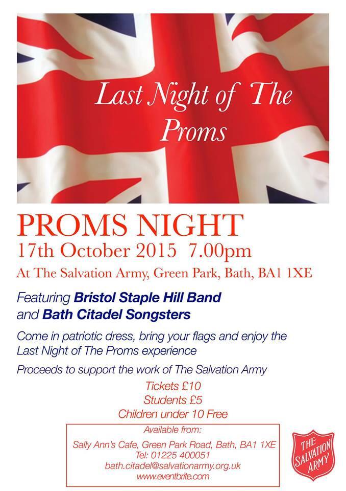 If you're in Bath tomorrow, come and join us for an evening of Praise and Proms! #Bath #Proms