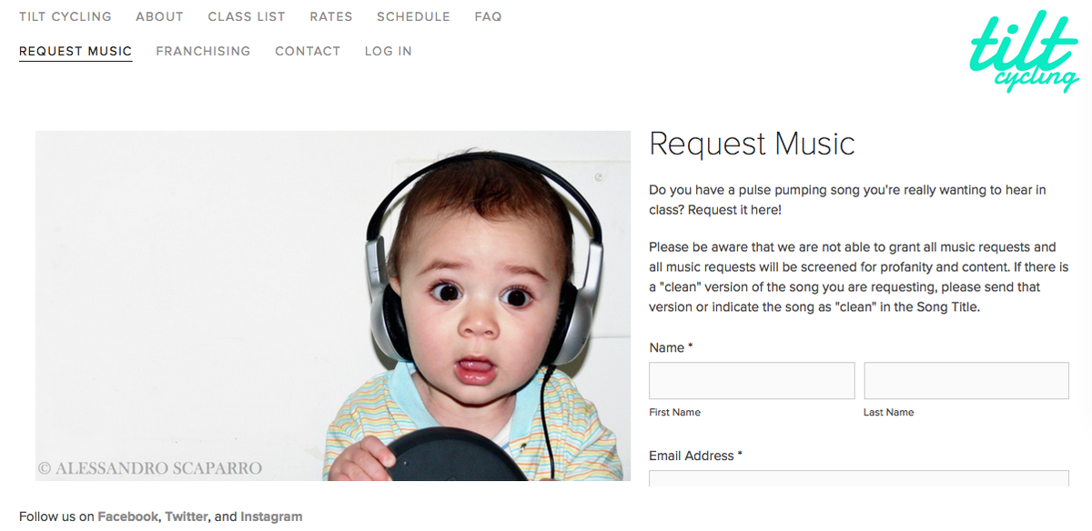 TiltCycling's tweet photo. Request a song now available at http://t.co/DFYIjXHHjN! Have a favorite song or know of a hot new jam? Let us know! http://t.co/V2Q3qidBxC