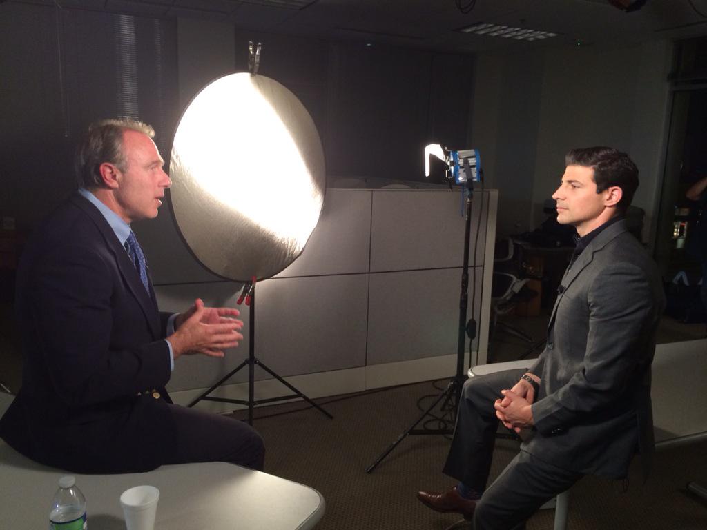 Jim Douglas Wfaa On Twitter Getting Interviewed By Abc S Matt