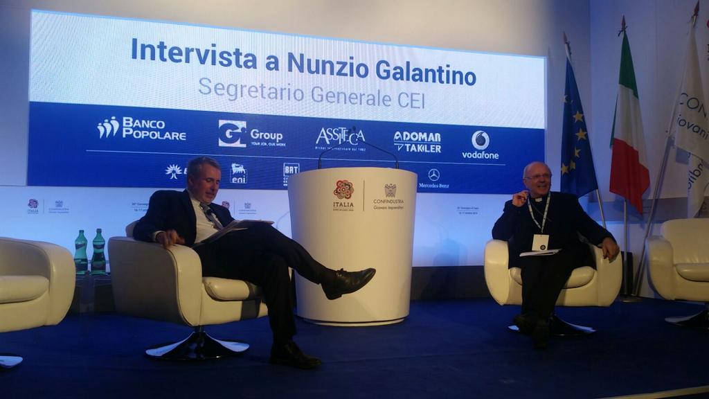 StefaniaZucc's tweet image. #patrimonioitalia Nunzio Galantino "non basta accogliere le persone, serve un progetto!"