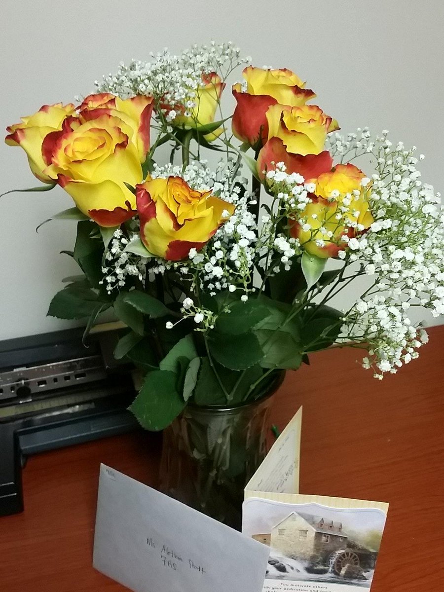 Thank you from my wonderful staff #HappyBossDay