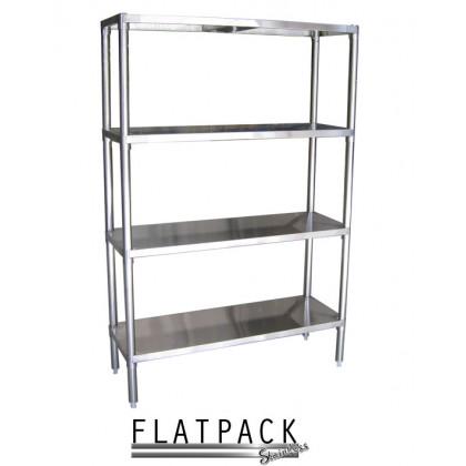 AlphaFlatpack's tweet image. STAINLESS STEEL 4 TIER ADJUSTABLE SHELVING - 1500 X 425 430 GRADE - ATS-45150E. goo.gl/es3zZe