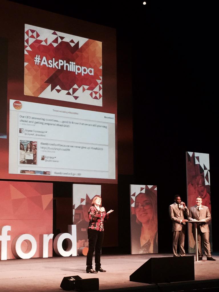 PaulIanTaylor's tweet image. Tough questions in crowdsourced #askphilippa slot: what if my leader won&apos;t support me to do right thing? #bash2015