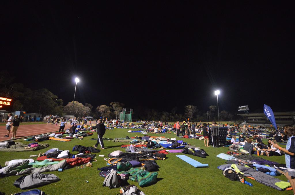 markparton's tweet photo. Sleep time. #CBRSleepout http://t.co/o6FgLjkNcV